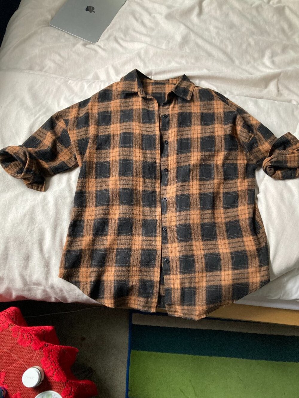Brown Plaid Shirt